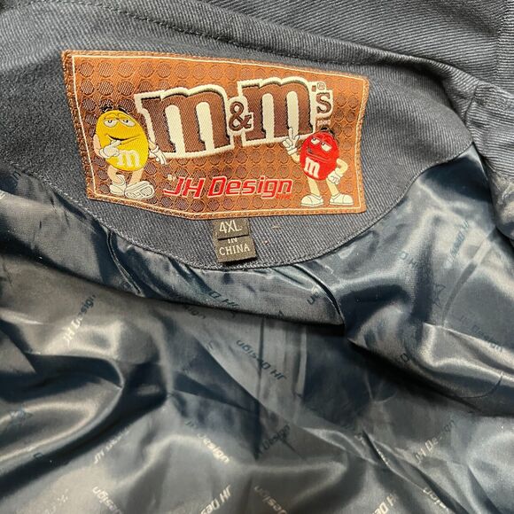 JH DESIGN M&M JACKET SIZE 4XL M & M'S BLUE - Picture 7 of 7